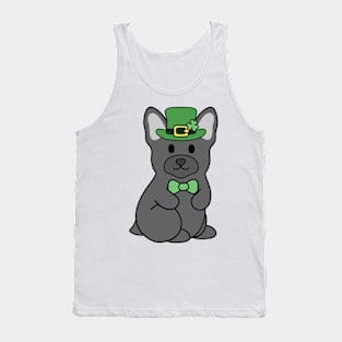 St Patrick French Bulldog Tank Top